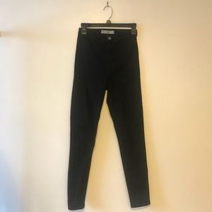 Topshop Black Joni Jeans